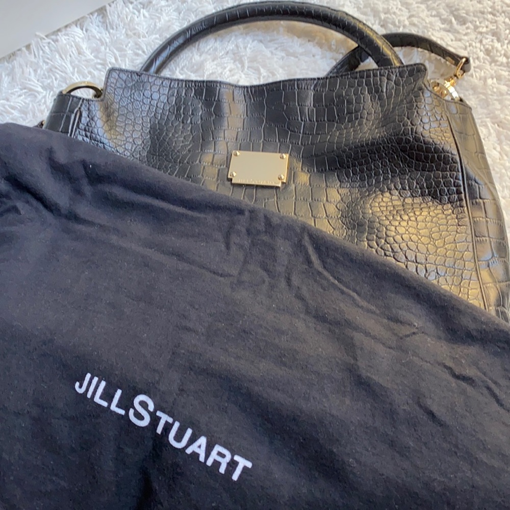 - Jill Stuart Leather Croc Tote bag - Picture 9 of 16